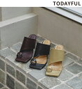 【即日発送】TODAYFUL トゥデイフル Square Leather Sandals 12511005 スクエアレザーサンダル 2025spring/sum...