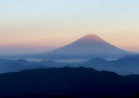 絵画風 壁紙ポスター (はがせるシール式) 桃富士 富士山 赤富士 夕焼け ふじやま キャラクロ FJS-007A2 (A2版 594mm×420mm) ＜日本製＞..