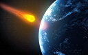 絵画風 壁紙ポスター (はがせるシール式) 地球と彗星 流星群 流れ星 天体 宇宙 神秘 キャラクロ ERT-014W1 (921mm×576mm) <日本製> ウォールステッカー お風呂ポスター