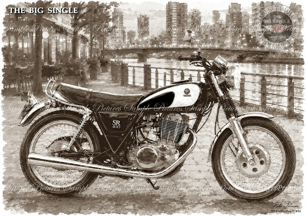 SR400の非売品パネル 楽天市場】ヤマハ SR400（壁紙・装飾フィルム・壁飾り｜インテリア