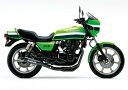 絵画風 壁紙ポスター (はがせるシール式) カワサキ Z1000R ローソンレプリカ 1982年 スーパーバイク キャラクロ KZRR-001A1 (A1版 830mm×585mm) ＜日本製＞ ウォールステッカー お風呂ポスター
