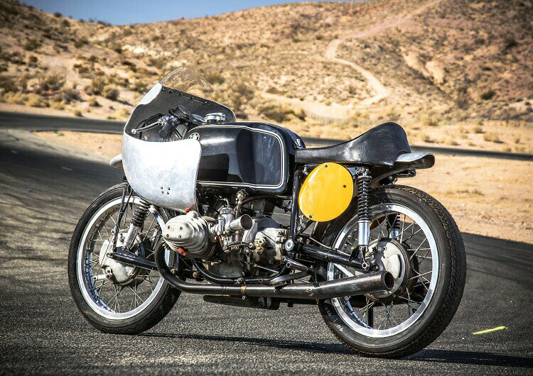 絵画風 壁紙ポスター (はがせるシール式) BMW RS54 with Bartl Fairing 1956年 ヴ...