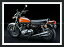 絵画風 壁紙ポスター （はがせるシール式） カワサキ 900-RS Z1 1972年 ゼットワン 名車 バイク 【額縁印刷／トリックアート】 キャラクロ KKZ1-006SGF2 （594mm×442mm） 建築用壁紙＋耐候性塗料 インテリア
