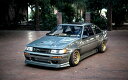 絵画風 壁紙ポスター （はがせるシール式） トヨタ AE86 GT-S カローラレビン チューニングカー ドリフト キャラクロ AE86-006W1 （ワイド版 921mm×576mm） 建築用壁紙＋耐候性塗料 インテリア