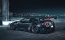 絵画風 壁紙ポスター (はがせるシール式) 日産 GT-R R35 リバティーウォーク ニッサン キャラクロ NR35-031W2 (ワイド版 603mm×376mm) ＜日本製＞ ウォールステッカー お風呂ポスター