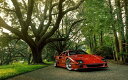 絵画風 壁紙ポスター (はがせるシール式) フェラーリ F40 LM ピニンファリーナ 1988年 スーパーカー キャラクロ FF40-004W1 (ワイド版 921mm×576mm) <日本製> ウォールステッカー お風呂ポスター