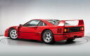 絵画風 壁紙ポスター (はがせるシール式) フェラーリ F40 LM 1990年 ピニンファリーナ スーパーカー キャラクロ FF40-007W1 (ワイド版 921mm×576mm) <日本製> ウォールステッカー お風呂ポスター