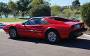 絵画風 壁紙ポスター (はがせるシール式) フェラーリ 308 GTS スパイダー 1977年 スーパーカー キャラクロ F308-001W1 (ワイド版 921mm×576mm) <日本製> ウォールステッカー お風呂ポスター