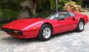 絵画風 壁紙ポスター (はがせるシール式) フェラーリ 308 GTB 1975年 スーパーカー キャラクロ F308-002S1 (972mm×576mm) <日本製> ウォールステッカー お風呂ポスター