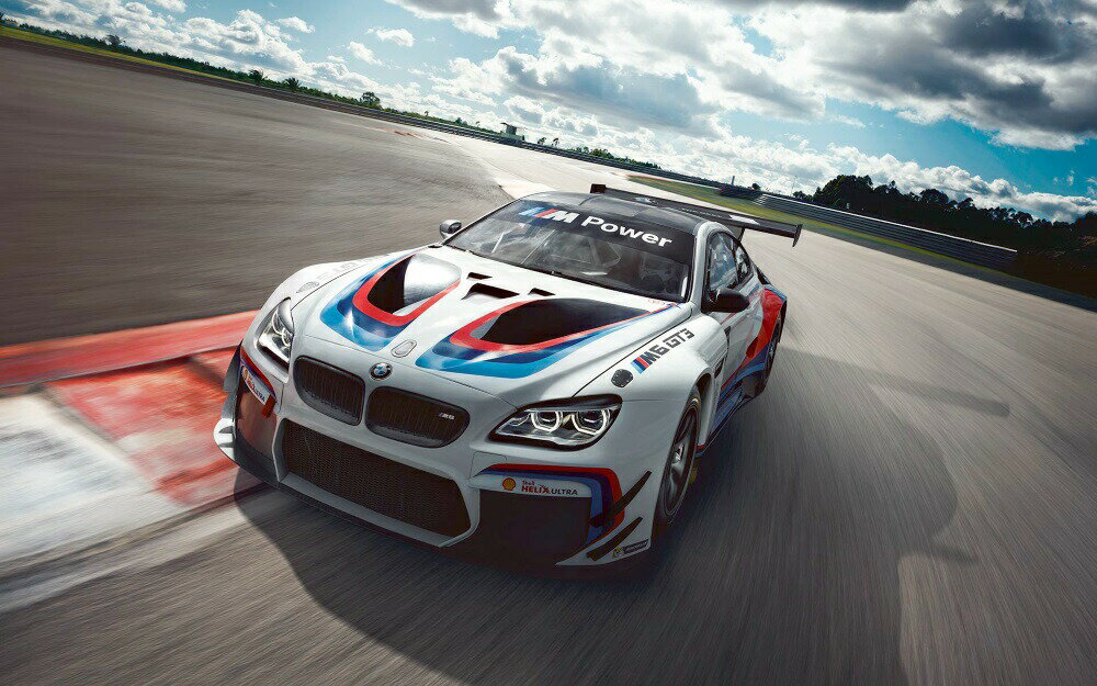 絵画風 壁紙ポスター (はがせるシール式) BMW M6 (F13) GT3 DTM ドイツツーリングカー選手権 2016年 グループGT3 レーシングカー キャラクロ BMGT-005W1 (ワイド版 921mm×576mm) ＜日本製＞ ウォールステッカー お風呂ポスター