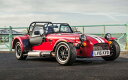 絵画風 壁紙ポスター (はがせるシール式) ケーターハム セブン 310R 2016年 レッド Caterham 7 スーパーセブン キャラクロ CTH7-005W2 (ワイド版 603mm×376mm) ＜日本製＞ ウォールステッカー お風呂ポスター