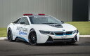 絵画風 壁紙ポスター (はがせるシール式) BMW i8 フォーミュラEセーフティカー仕様 2014年 プラグインハイブリッド・スーパーカー キャラクロ BMI8-014W1 (ワイド版 921mm×576mm) <日本製> ウォールステッカー お風呂ポスター