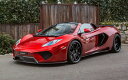 絵画風 壁紙ポスター (はがせるシール式) マクラーレン MP4-12C スパイダー Terso コンバーチブル 2013年 スーパーカー キャラクロ MMP4-002W1 (ワイド版 921mm×576mm) <日本製> ウォールステッカー お風呂ポスター