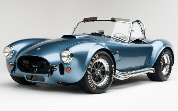 絵画風 壁紙ポスター (はがせるシール式) フォード シェルビー コブラ 427 SC CSX6000 キャラクロ FCCB-003W2 (ワイド版 603mm×376mm) ＜日本製＞ ウォールステッカー お風呂ポスター