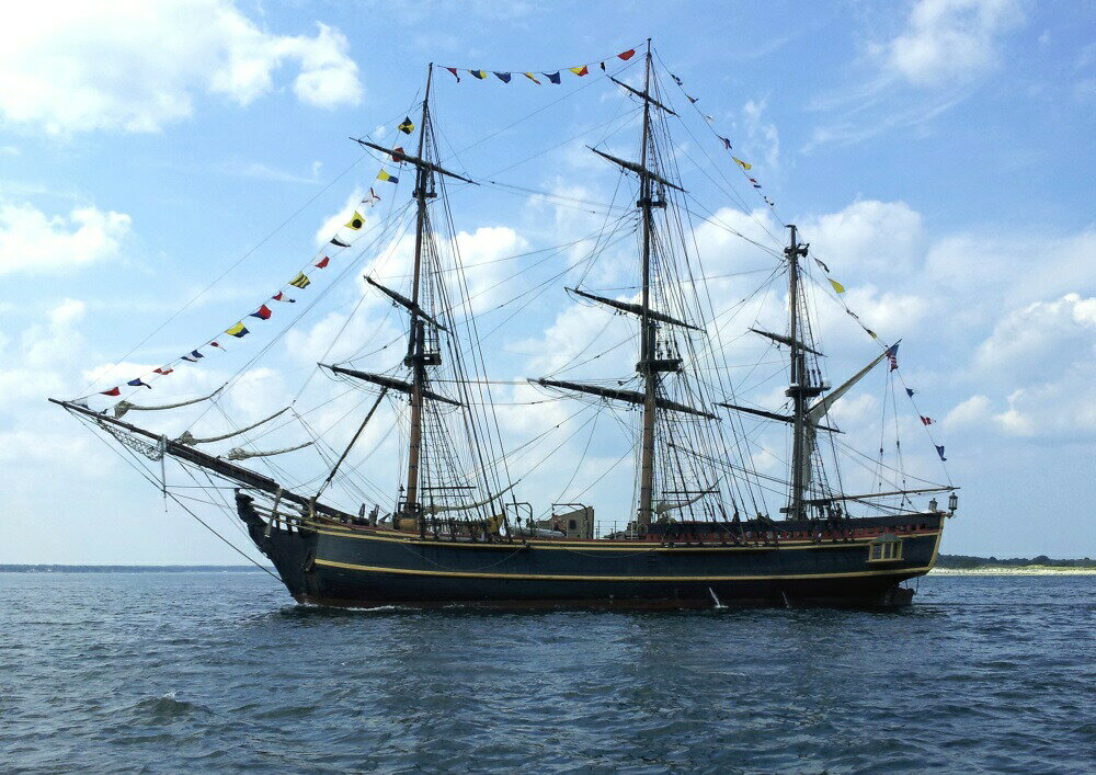 絵画風 壁紙ポスター (はがせるシール式) 帆船 クリッパー セーリング・シップ ヨット 航海 海 キャラ..