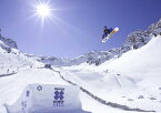 絵画風 壁紙ポスター (はがせるシール式) スノーボード X Games エックスゲームズ エクストリームスポーツ 雪 キャラクロ SNWB-011A1 (A1版 830mm×585mm) ＜日本製＞ ウォールステッカー お風呂ポスター