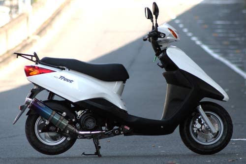 Realize アクシストリート バイクマフラー EBJ-SE53J XC125E 2009年～2015年モデル対応 22Racing Ti チタン マフラー バイク用品 バイク用 バイクパーツ フルエキ フルエキゾースト カスタム パーツ ドレスアップ 交換 社外品 説明書付 リアライズ ヤマハ AXIS Treet