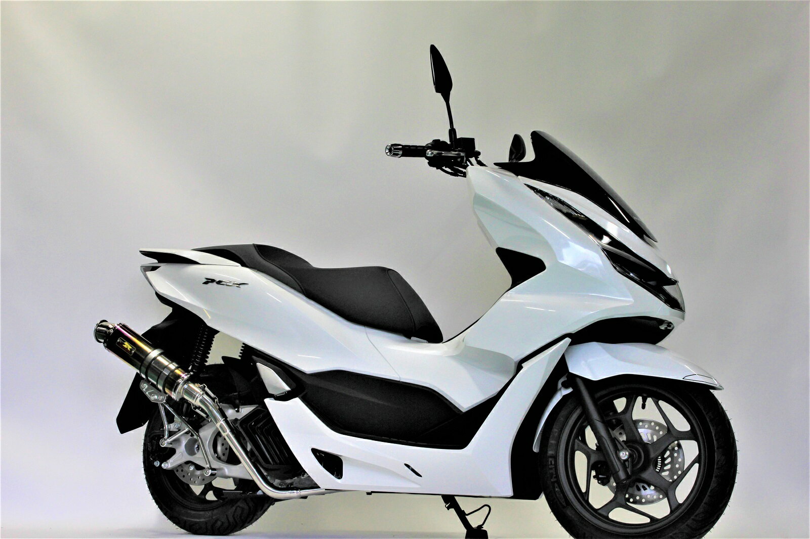 最新モデル対応！ Realize PCX160 バイク マフラー 2BK-KF47 8BJ-KF47 2021年～ Blink ブリンク アップタイプ Ti チタン マフラー リアライズ ホンダ バイク用品 バイクパーツ フルエキゾースト カスタム パーツ ドレスアップ 交換 社外品 説明書付 重低音