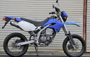 Dトラッカー250 KLX250 バイクマフラー JBK-LX250V JBK-LX250S 2008年～ スリップオン O2センサー対応 異形 モタード ステンレス ブルー バイク用品 バイク用 バイクパーツ カスタム パーツ ドレスアップ 交換 社外品 SECRET SPEED シークレットスピード カワサキ D-TRACKER