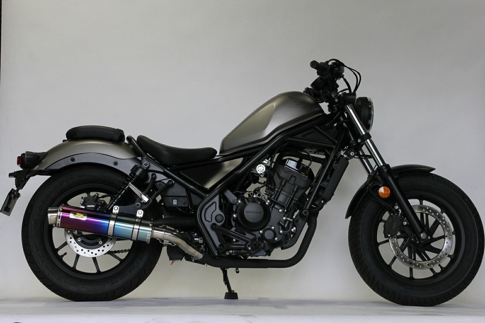 Realize レブル250 バイクマフラー 2BK-MC49 2017年〜2020年モデル対応 Aria アリア チタン スラッシュタイプ (TypeS) マフラー REBEL250 リアライズ ホンダ バイク用品 バイク用 バイクパーツ カスタム パーツ ドレスアップ 交換 社外品 説明書付