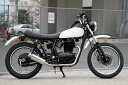 HMS カワサキ 250TR (BA-BJ250F) 2002年～2006年モデル対応 (キャブ車用) バイクマフラー 100φ砲弾マフラー SUS ステンレス 3曲げ (Type3) マフラー