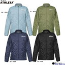【ATHLETA アスレタ】24AW グリッド起毛パディングTRジャケット 04162 トレーニングウエア アウター ジャージ レアルスポーツ