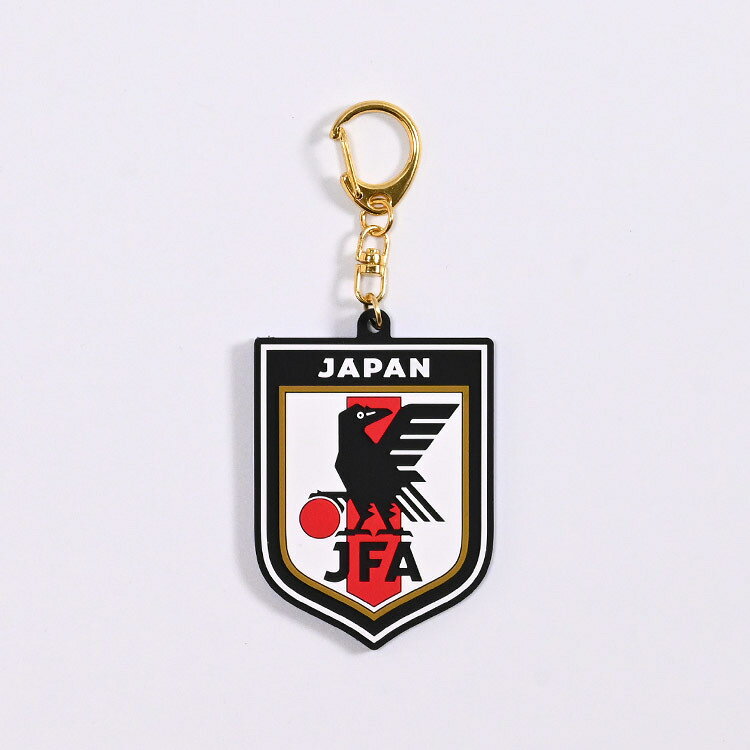 【オフィシャル ライセンスグッズ】JFA エンブレムラバーキーホルダー 24JFA-018 サッカー 日本代表 レアルスポーツ