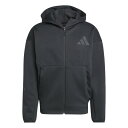 【adidas アディダス】M ZNE FZ フーディ ブラック KTJ50 JE7538 スポーツアパレル パーカー レアルスポーツ