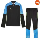 【PUMA プーマ】ジュニア 24AW JR INDIVIDUAL FINAL 1/4ジップトップ & パンツ 上下セット 659854-02/659859-0...