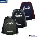 【goleador ゴレアドール】24AW 裏起毛スムースSempleプリント ロングシャツ G-2607 長袖 サッカー フットサル レアルスポーツ