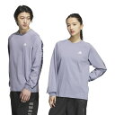 特価【adidas アディダス】M WORD LS Tシャツ シルバーバイオレット KWX96 JG8588 スポーツアパレル Tシャツ 長袖 レアルスポーツ