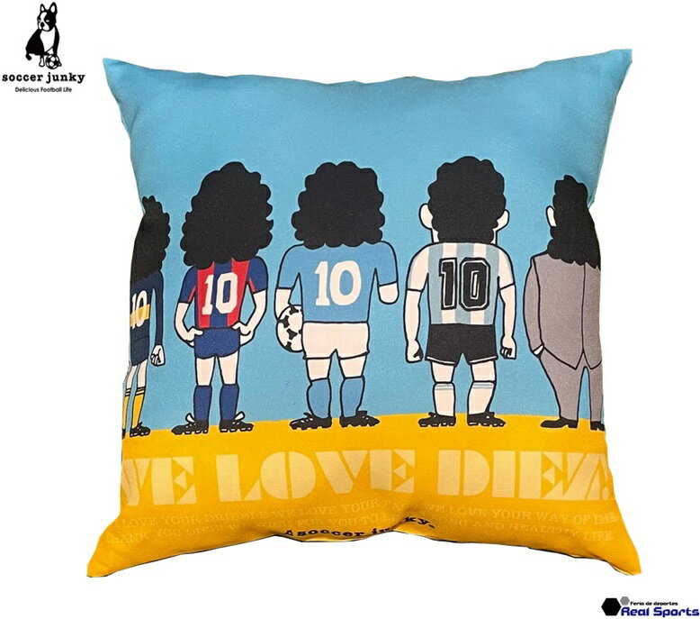 【soccer junky サッカージャンキー】24AW LOVE DIEZ! クッション JERRYコラボ SJ24E77 生活雑貨 インテリア おすすめギフト レアルスポーツ