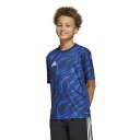 adidas アディダス ジュニア グラフィック プラクティス ジャージー JVV11 JL9523 ダークブルー プラシャツ サッカー レアルスポーツ