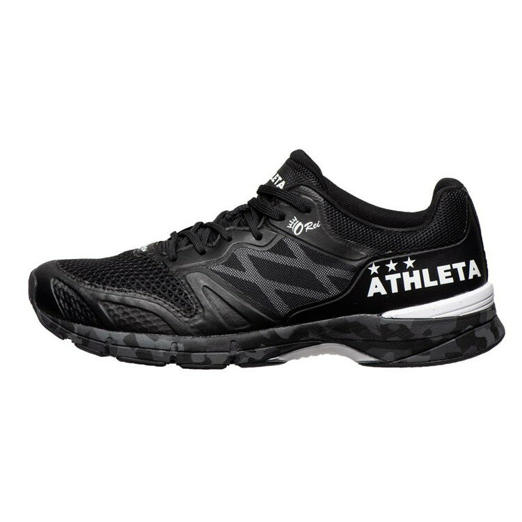 シューズ 【ATHLETA アスレタ】O-Rei Running ランニングシューズ 13004 70 BLACK サッカー フットサル トレーニング レアルスポーツ