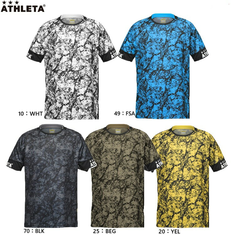 ATHLETA アスレタ ジュニア グラフィックプラクティスシャツ 25SS 02423J プラシャツ 半袖 サッカーウ..