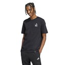 adidas アディダス サンダルグラフィック ポケット Tシャツ ブラック KPR57 JC5283 半袖 カジュアル コットン 綿 ポケT 黒