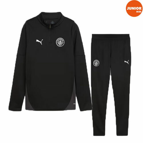 PUMA プーマ キッズ 25/26 マンチェスター シティ 1/4トップ & トレーニングパンツ W/ 782001-14 782014-14 上下セット セ...