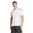 adidas アディダス TIRO25 ポロシャツ ホワイト JZN74 JY1807 半袖 スポーツウエア サッカー メンズ レディース