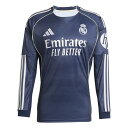 adidas アディダス 25/26 レアルマドリード AWAY 長袖 レプリカユニフォーム kpe18 jp3939 海外 レプリカシャツ スタジアムシャツ ...