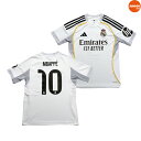 adidas アディダス ジュニア #10 キリアン・エムバペ 25/26 レアルマドリード HOME レプリカユニフォーム KPD81 JN8887 マーク付き