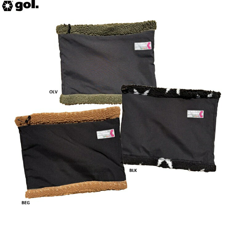 gol. ゴル 防風ボアネックウォーマー 25AW g583-795 サッカー フットサル アクセサリー 防寒 ボア