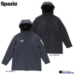 特価【Spazio スパッツィオ 】ジュニア 22FW Jr.SPAZIOロゴ裏ボアハーフベンチコート TP-0615 子供用 ハーフコートサッカー フットサル レアルスポーツ