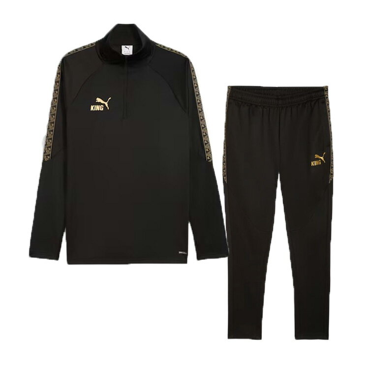 PUMA プーマ 25AW KING TOUCH 1/4 ziptop & PT 660294-01 660296-01 上下セット トレーニングウエア トレー...