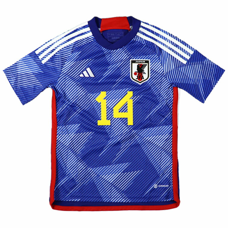 【adidas アディダス】#14 伊東純也 2022 KIDS 日本代表 ホーム レプリカ ユニフォーム IH246/HC6299 サッカー カタールW杯 レアルスポーツバーゲン サッカー 用品 セール