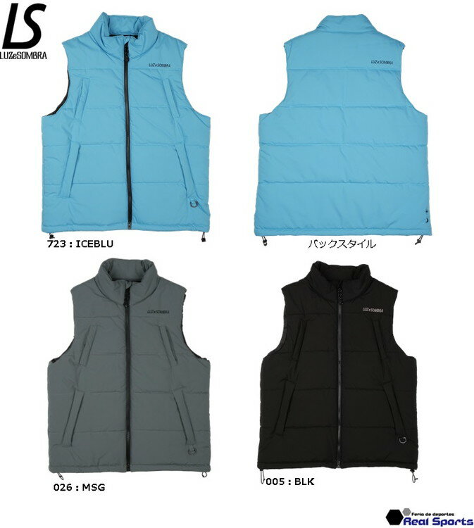 【LUZeSOMBRA ルースイソンブラ 】22FW NAVIGATORS VEST L1222250 中綿 ベスト コーチ サッカー フットサル レアルスポーツ