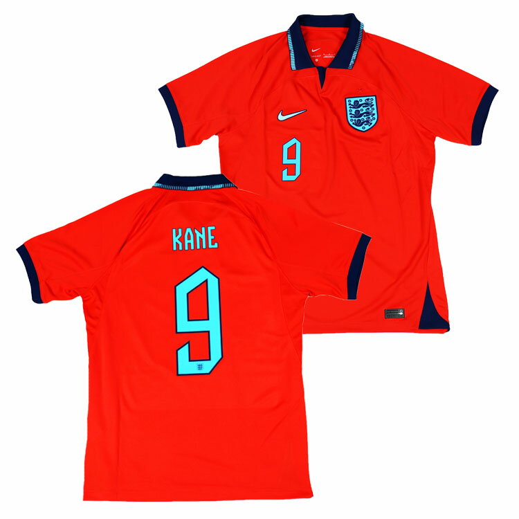 【NIKE ナイキ】＃9 ハリー ケイン 2022 イングランド代表 AWAY レプリカ ユニフォーム DN0685-600 サッカー シャツ ナンバー付き レアルスポーツ