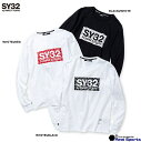 【SY32 by SWEET YEARS】23SS HEART BOX LOGO L/S TEE 13039J ロングTシャツ ロンT レアルスポーツ