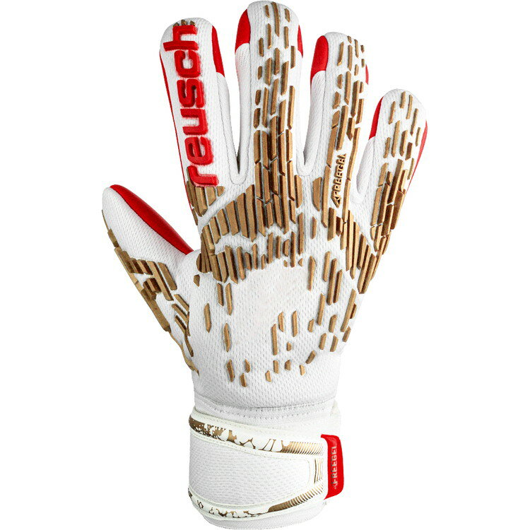 【reusch ロイシュ】アトラクト フリーゲル シルバー 5360235 1011 ゴールキーパーグローブ GK サッカー用 レアルスポーツ