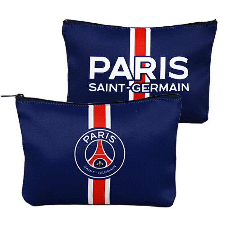 楽天レアルスポーツ楽天市場店【オフィシャル ライセンスグッズ】PSG パリ・サンジェルマン ファスナーポーチ PSG35635 小物入れ サッカー 海外クラブ レアルスポーツ