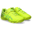 【asics アシックス】JUNIOLE 6 TF SAFETY YELLOW/AQUARIUM 1104A045 752 サッカー用 ジュニア トレシュー ベルクロ レアルスポーツ